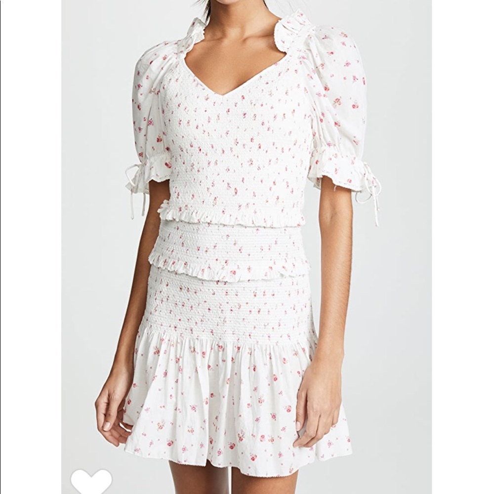 COPY - LoveShackFancy Tina smocked dress